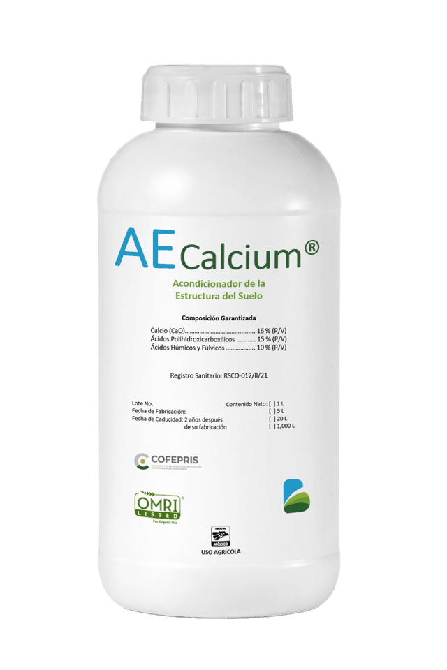 AE Calcium — Calcio de alta pureza Biotiza, envase 1 L