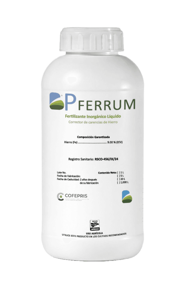 BP Ferrum — Hierro quelatado Biotiza, envase 1 L