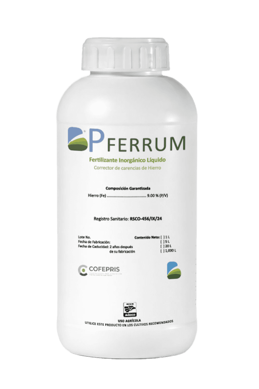 BP Ferrum — Hierro quelatado Biotiza, envase 1 L