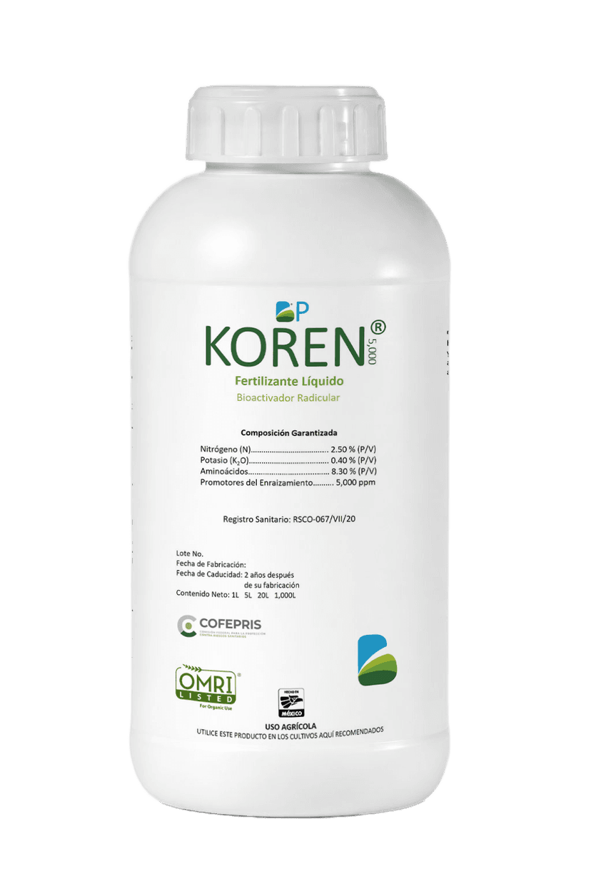 BP Koren — Enraizador orgánico Biotiza, envase 1 L