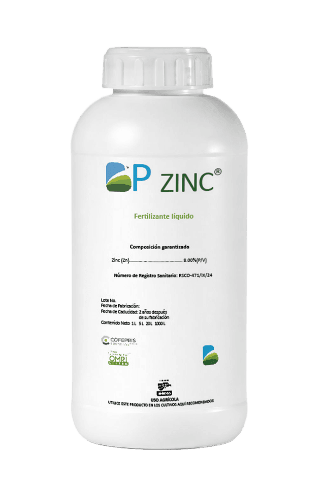 BP Zinc — Zinc orgánico quelatado Biotiza, envase 1 L