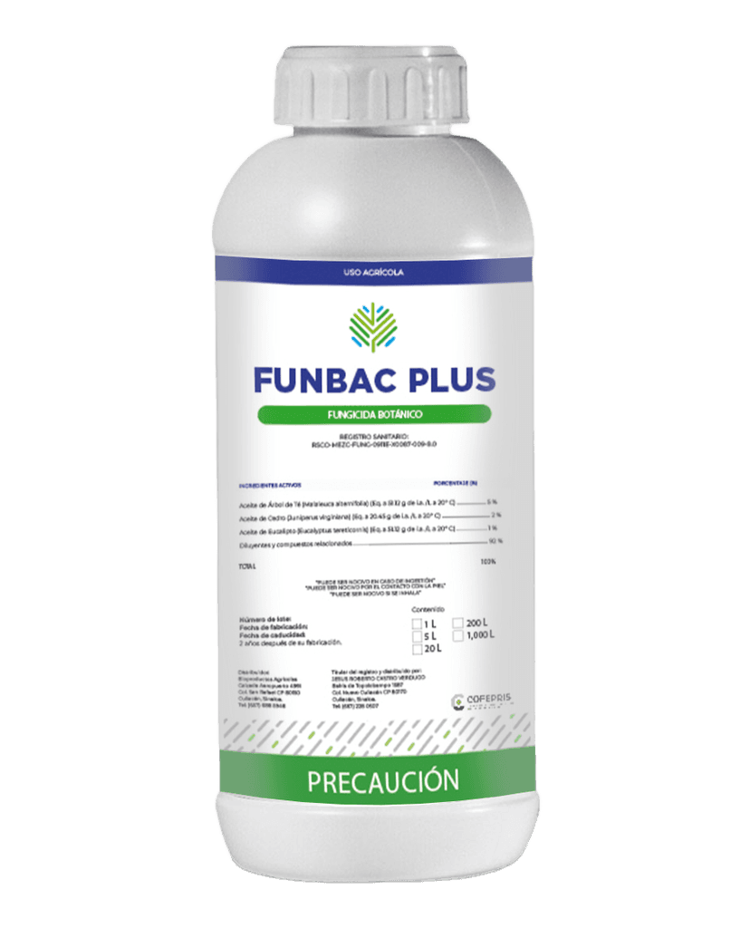 Funbac Plus — Bioestimulante anti-hongos Biotiza, envase 1 L