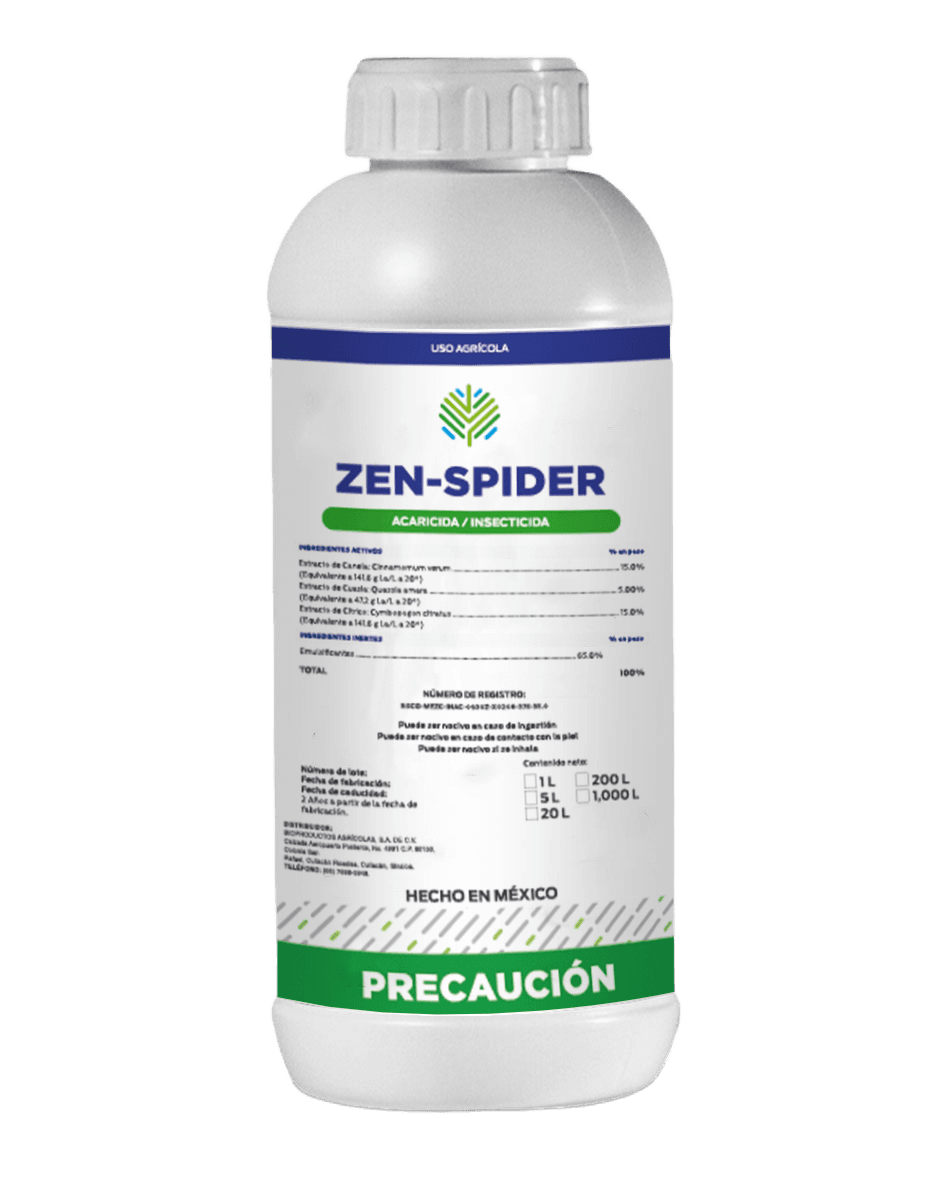 Zen-Spider — Bioprotección contra ácaros Biotiza, envase 1 L