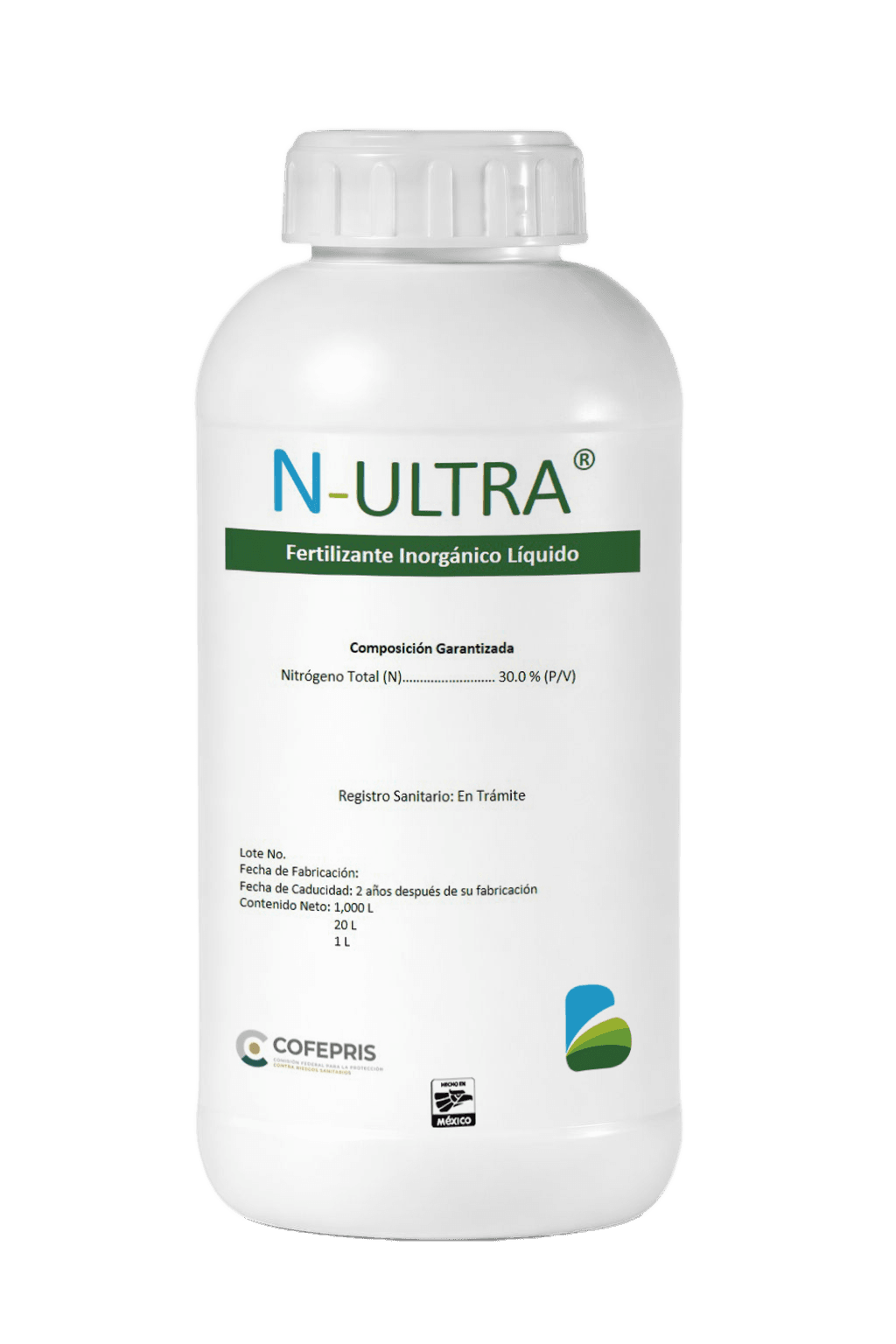 N Ultra — Nitrógeno Ultra alta concentración Biotiza, envase 1 L